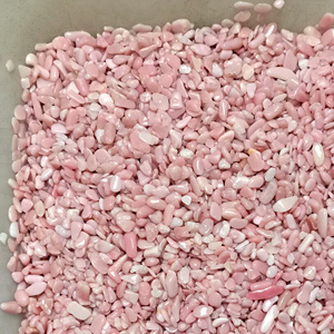 100克价红澳宝碎石约0~12毫米粉红色欧泊多肉盆景石鱼缸石