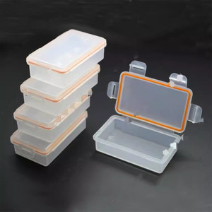 2节18650或者4节16340电池防水透明储存盒电池盒收纳盒塑料盒