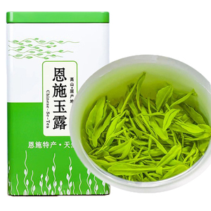 湖北恩施玉露茶叶自己喝绿茶特级2023新茶高山春茶蒸青富硒散装茶