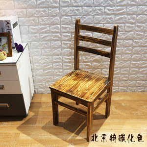 全实木餐椅靠背椅现代简约中式简欧书桌家用餐厅木头凳子实木椅子