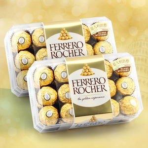 费列罗进口巧克力T30粒礼盒装费雷罗60粒散装吃货零食金莎费力罗