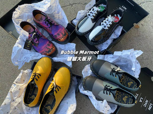 折扣代购Dr.martens 1461 3孔 城市联名 东京 洛杉矶 伦敦马丁鞋