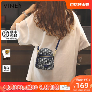 Viney手机包包女2024新款女包斜挎包帆布包女腰包夏季迷你小包袋