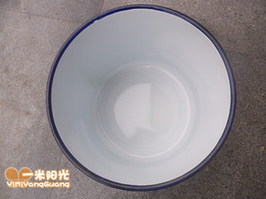 搪瓷茶桶28cm-50cm米桶水桶茶实验化工酸碱缸熬药淹菜储物