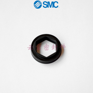 日本进口SMC防尘圈不回转气缸内六角活塞杆密封圈 六边形拉杆气封