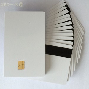 ISO7811+ISO7816复合智能卡/接触式IC卡晶片卡/FM4442芯片会员卡