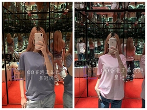 5折OO香港代购23年11月24春夏新款 a wang 大王侧边字母短袖T恤