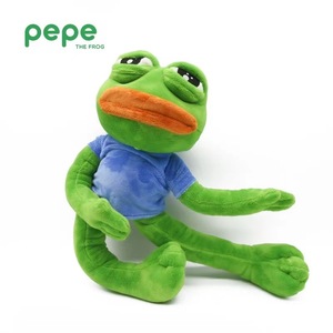 正版摆造型悲伤蛙公仔孤独青蛙孤寡蛙佩佩蛙丑萌搞怪礼物玩偶挂件