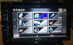 KENWOOD日本建伍汽车车载DVD，原装进口建伍音质音响改装通用尺寸