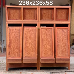 红木家具 缅甸花梨大果紫檀中式红木顶箱柜 衣柜