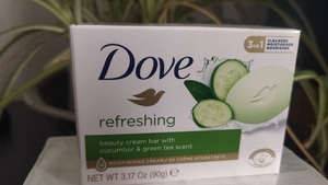 Dove 多芬 3合1青瓜绿茶香氛皂VE温和滋润洁肤皂保湿洁面皂90g