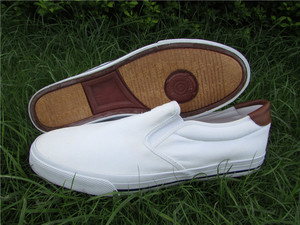 夏季白鞋外贸特大码帆布鞋透气单鞋防滑耐磨男鞋505152535455包邮