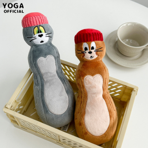 正版猫和老鼠变形汽水瓶毛绒公仔可爱汤姆猫杰利鼠搞怪玩偶礼物萌