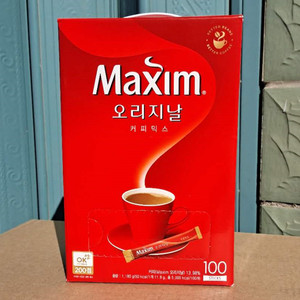 包邮韩国进口Maxim麦可馨红色盒原味三合一速溶咖啡100条礼盒装