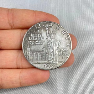 1906年美国自由1美元铜镀银银元银圆供应外国钱币