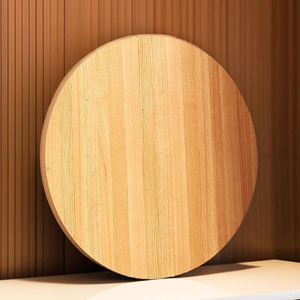 加厚大圆桌面实木圆桌子台面家用酒店圆桌面板圆形餐桌可定制板材