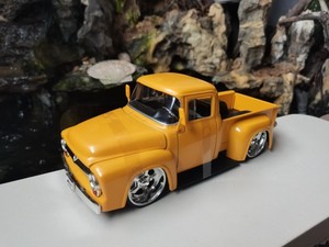 JADA佳达1:24福特皮卡车1956 F100 合金汽车模型玩具摆件收藏礼品