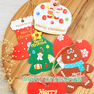 圣诞节新年礼物包装留言小卡烘培点心装饰吊牌标签【圣诞吊牌】