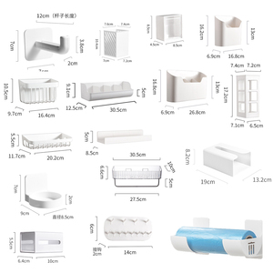 书桌圆孔洞洞板置物架挂板配件厨房调料架墙上万能收纳墙工具架