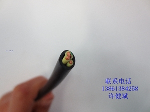 江苏河阳线缆厂家直销 RVV2*0.75+1*2圆形电梯井道电缆 500米起卖