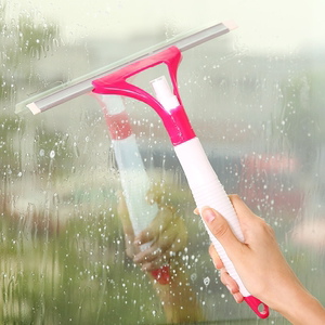 橡胶刮子喷水玻璃刮刀镜子刮水器擦窗器家用桌面清洁器窗户玻璃擦
