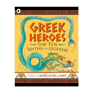 英文原版绘本Greek Heroes: Top Ten Myths and Legends! 希腊英雄:十大神话和传说! 探索古希腊的神奇神话和传奇英雄儿童漫画
