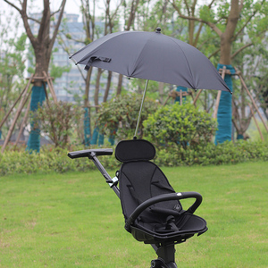 婴儿童车遛娃神器遮阳伞通用防紫外线宝宝手推车防晒棚篷雨伞支架