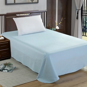 上海民光床单品牌全棉250x270大被单纯棉老式一米五蓝色四季通用
