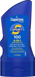 水宝宝 防晒霜运动 Coppertone SPORT Sunscreen SPF 100 Lotion