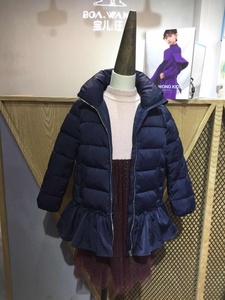 韩国宝儿童装冬款韩版时尚中大童女童加厚羽绒棉衣棉服外套1515