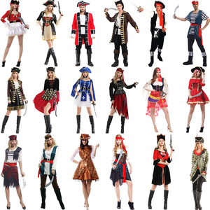 万圣节cosplay服装儿童海盗演出服面具舞会海盗表演服女海盗衣服