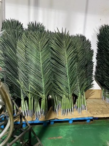 仿真椰子树叶大型假树叶道具装饰大树热带植物葵扇棕榈叶室外