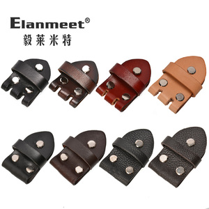 Elanmeet男士皮带扣配件皮环螺丝头片戒指腰带针扣板扣连接头3.8