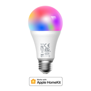 HomeKit 智能RGB彩色灯泡苹果家庭Siri遥控家用LED装饰(2只装)E27