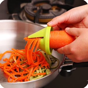 厨房神器多功能切丝器创意手动螺旋削丝器旋转切丝器切菜刨丝器