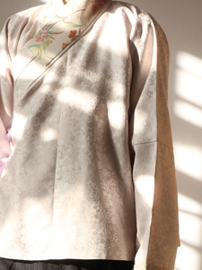 青竹居传统服饰—明初交领短袄可定制衫袄汉服明制定金