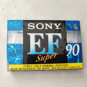 索尼磁带全新录音带 高品质d60分钟卡带机录音机ef60卡带古董磁带