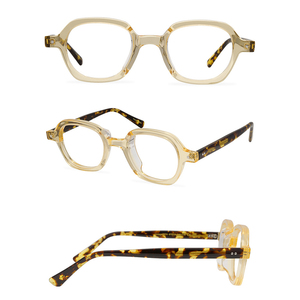 韩国时尚品牌ACCRUE明星同款透明板材眼镜框近视眼镜架男女9574
