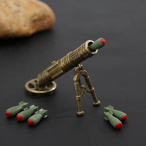 迷你金属迫击炮玩具模型能发射炮弹军事绝地合金仿真火炮儿童男孩