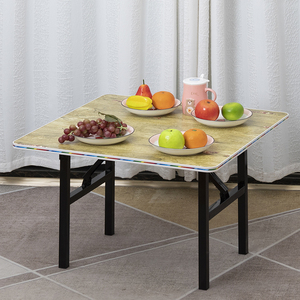 经济型 出租房桌子折叠 小桌子 吃饭 可折叠小饭桌 小方桌 矮脚桌