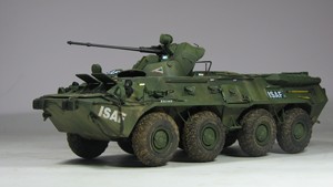 模型代工 小号手 1/35 俄罗斯BTR-80A装甲输送车 01595