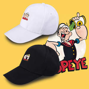 Popeye大力水手时尚青少年可调节棒球帽ins超火的情侣时尚鸭舌帽