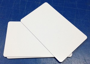证卡自动打印白卡  涂层PVC卡 直接喷墨打印（内置芯片ID卡IC卡）