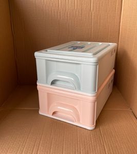松佳牌F092塑料单层抽屉式卧室衣柜收纳盒白色文件柜储物柜10L