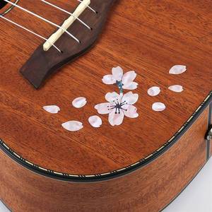吉他面板贴DIY贴花瓣彩贝指板贴纸尤克里里贝斯贴花装饰面板贴配