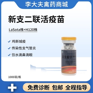 鸡鸽子疫苗新城疫传染性支气管炎鸡痘活疫苗新支H120法氏囊马立克