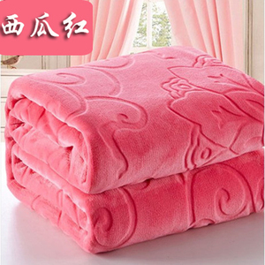 珊瑚绒毯子法兰绒小毛毯冬保暖加厚单双人床单空调膝盖毯午睡毯子