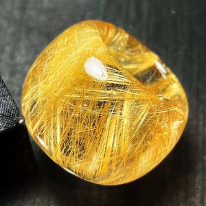 魅晶天然巴西原矿水晶晶体通透白体金发晶顺发晶扳指