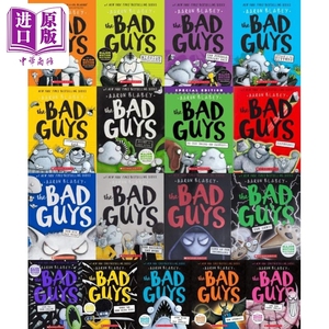 【进口原版】The Bad Guys 坏蛋联盟1-17册 我是大坏蛋 Aaron B//