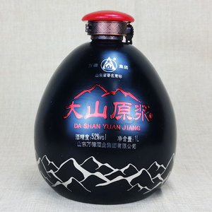 【整箱装】1000ml*6瓶2016年生产山东枣木杠酒厂大山原浆酒52度